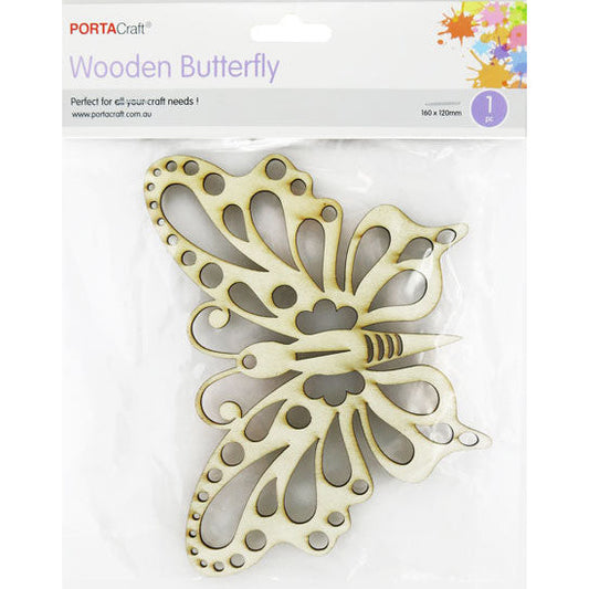 Laser Cut Butterfly 160x120mm 1pk