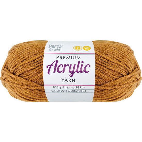 8ply Knitting Yarn 100g - Teddy Bear