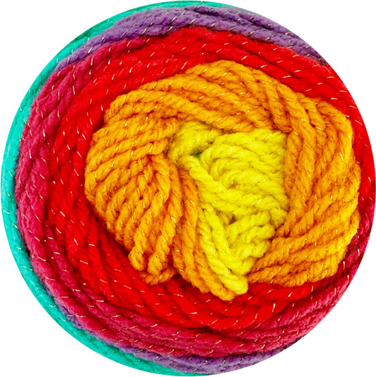 Ice Cream Sparkle Yarn 150g 285m - Funfair