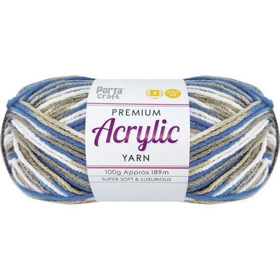 8ply Knitting Yarn 100g - Blue Moon