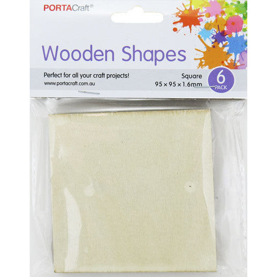 Laser Cut Squares 95x95x1.6mm 6pk