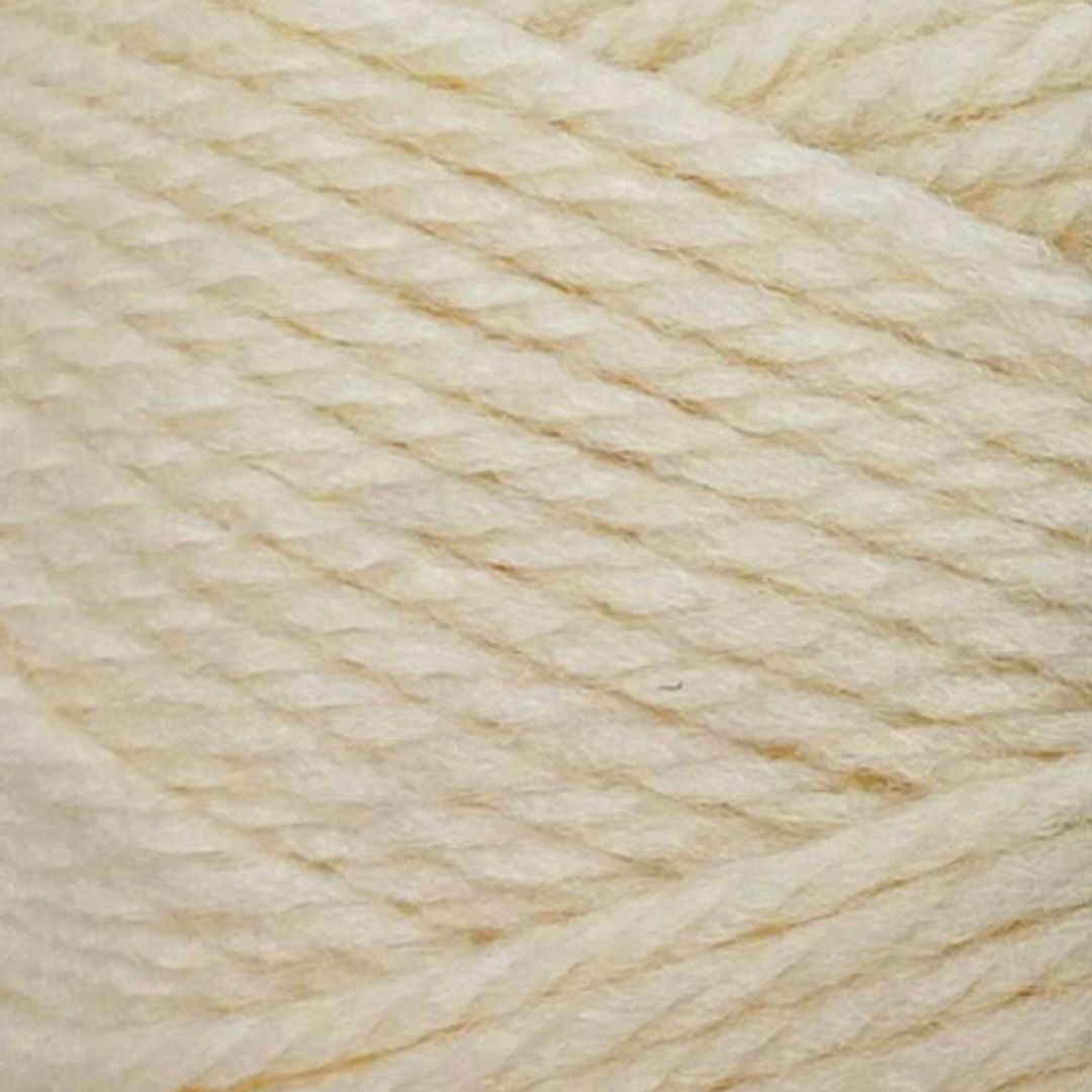 Recycled Yarn 100g 8ply - Solid Whipped Cream