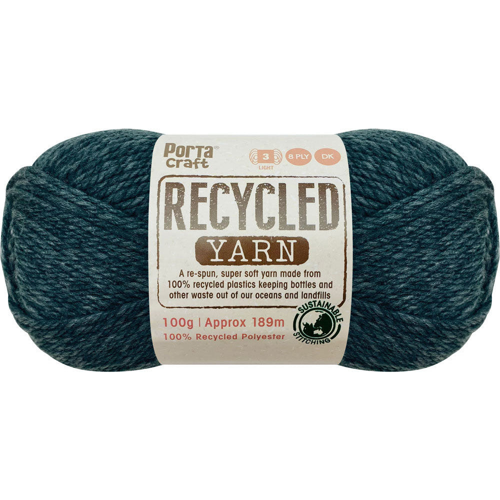 Recycled Yarn 100g 8ply - Stormfront Melange