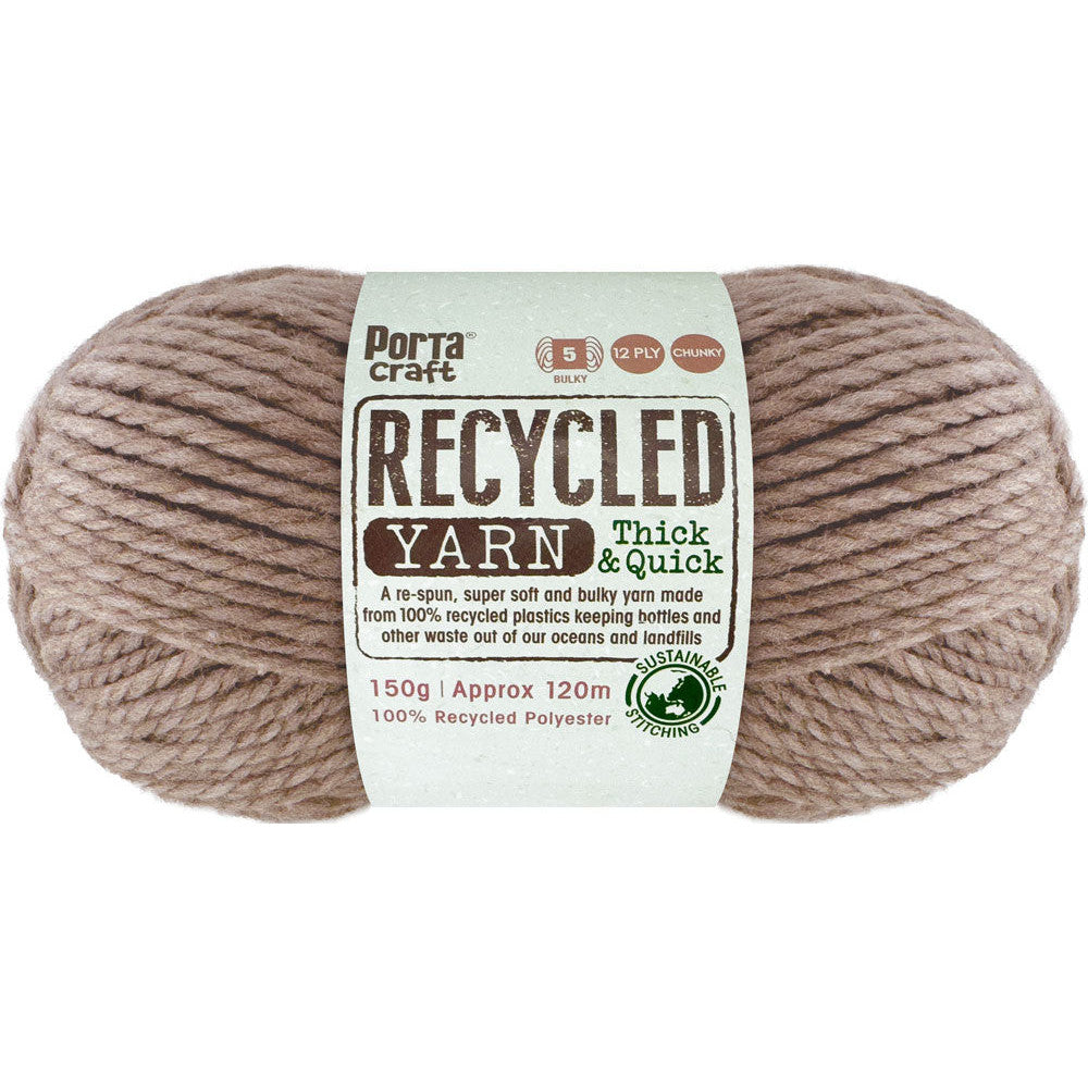 Recycled Yarn 150g 12ply - Cinnamon Melange