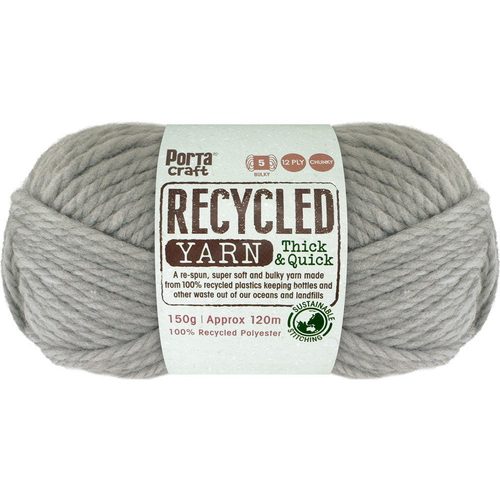 Recycled Yarn 150g 12ply - Stone Melange