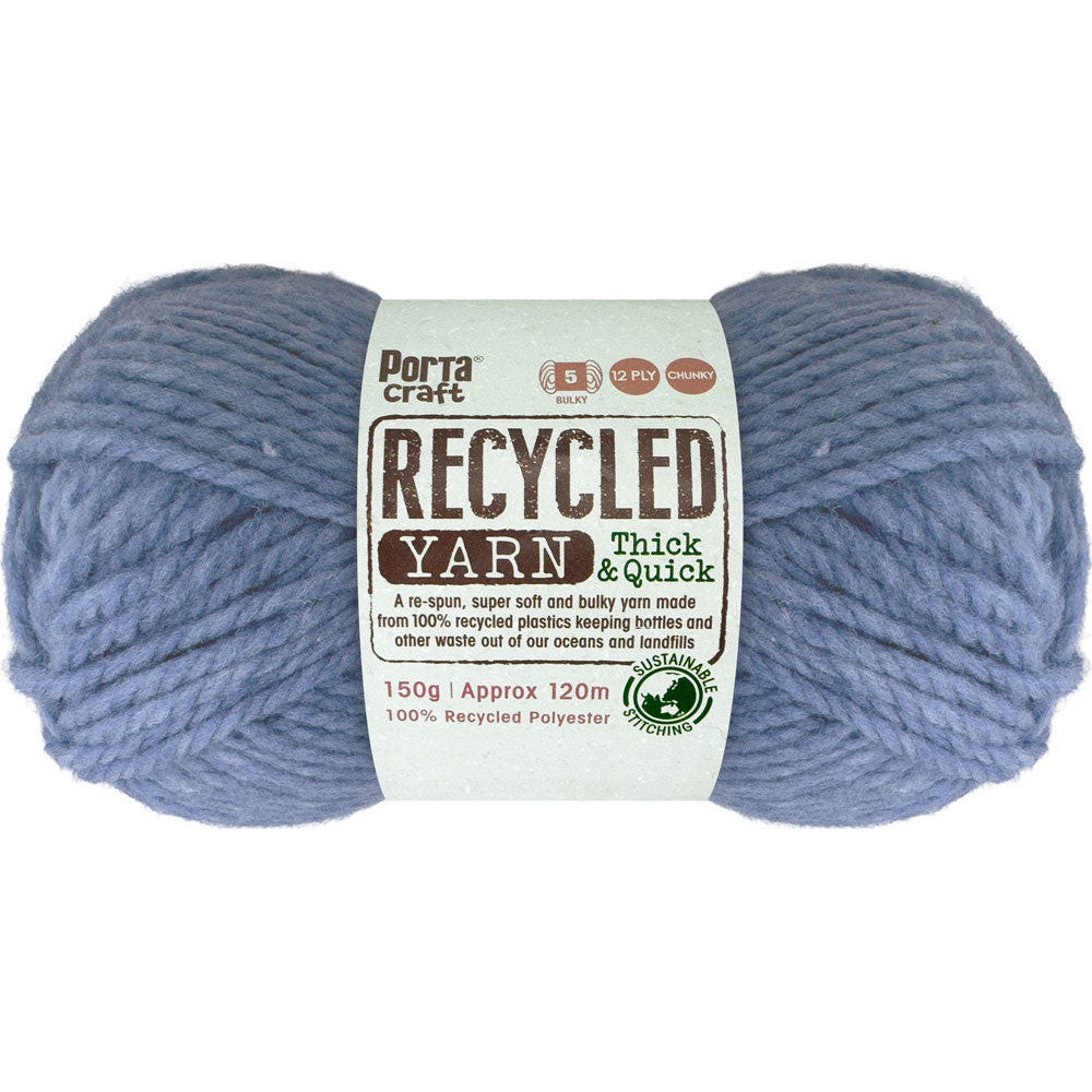 Recycled Yarn 150g 12ply - Bluestone Melange