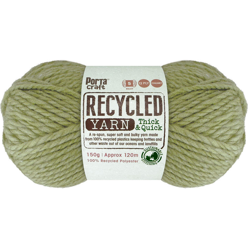 Recycled Yarn 150g 12ply - Matcha Melange