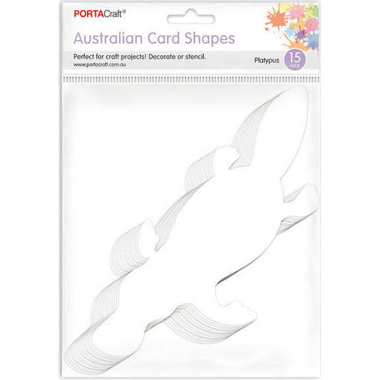 Aussie Cardstock Platypus 18x26cm 15pk