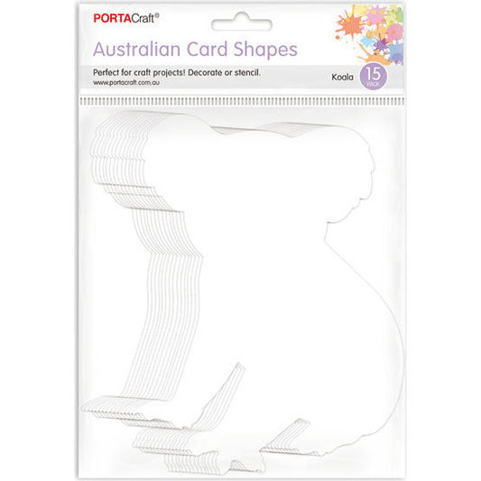Aussie Cardstock Koala 16x21cm 15pk
