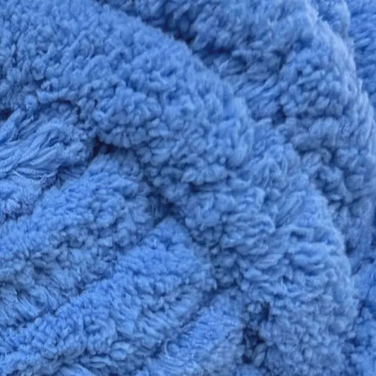 Mega Chenille Yarn 300g 29m 20ply Solid Bright Blue