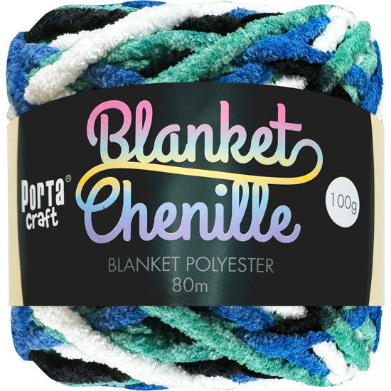 Chenille Blanket Yarn 100g 80m 12ply - Torres Strait Islander