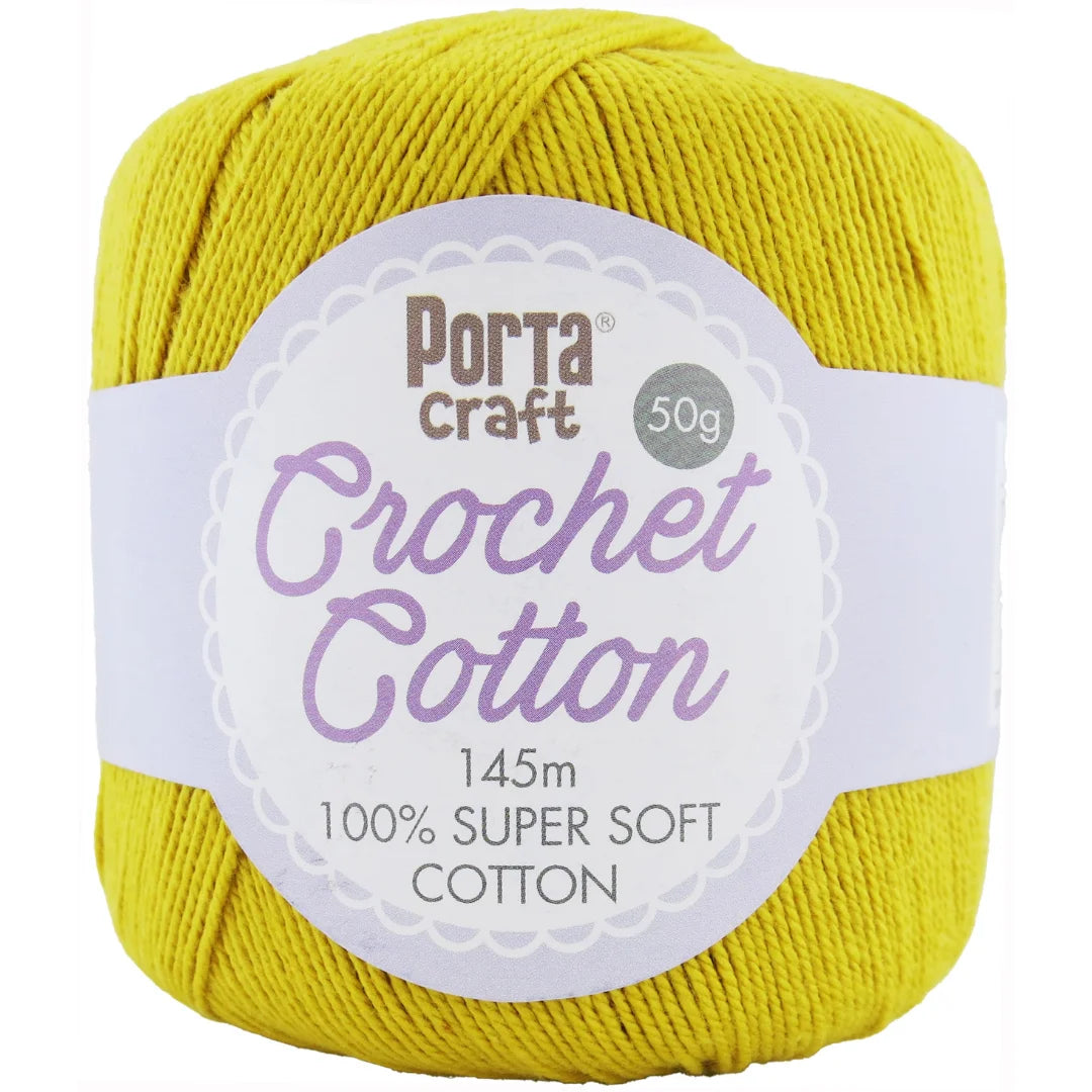 Crochet Cotton 50g 145m 3ply - Bell Pepper