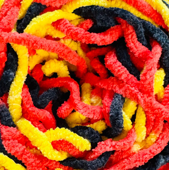 Chenille Blanket Yarn 100g 80m 12ply - Indigenous