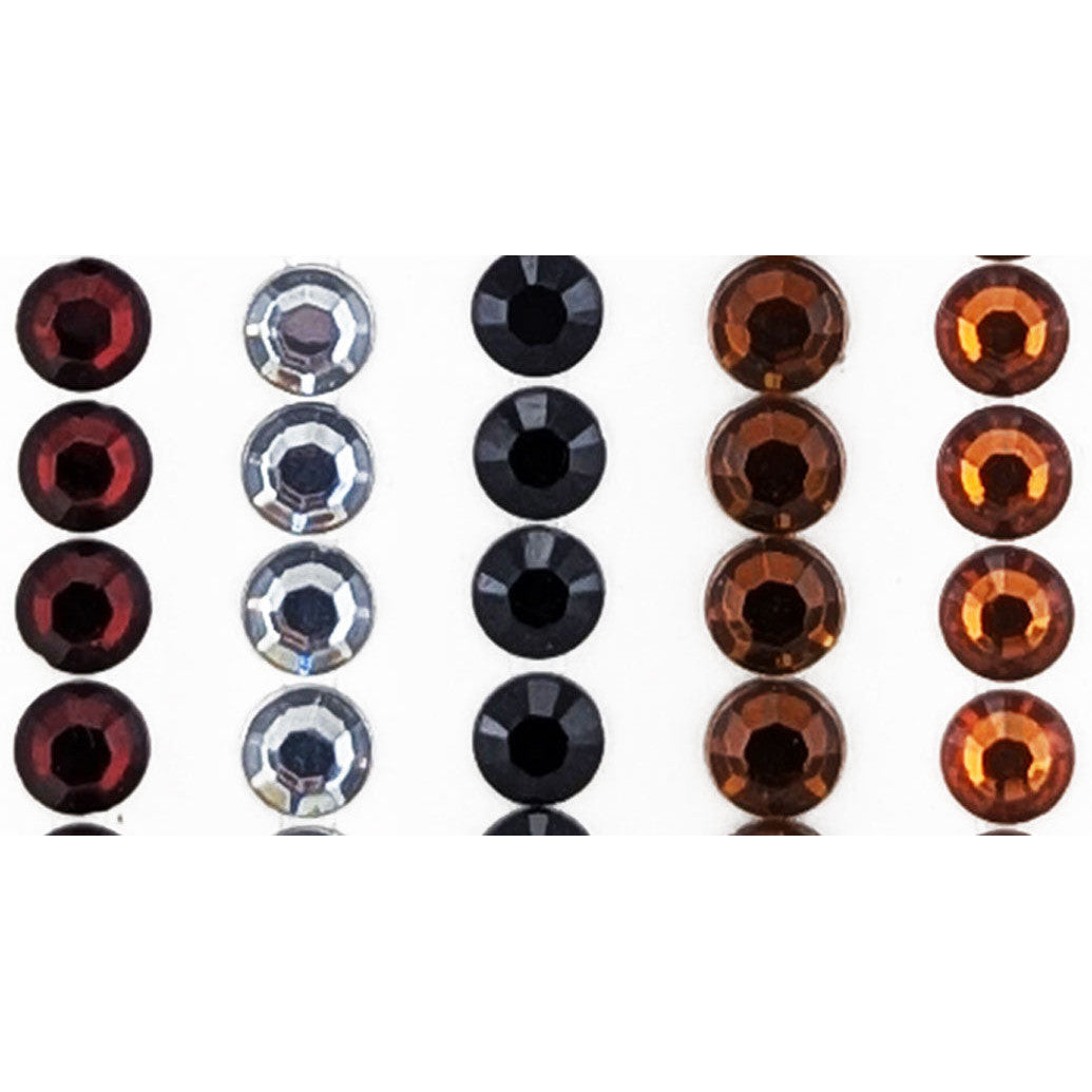 Rhinestone Borders 8mm x 30cm 5 Strips - Ochre Art