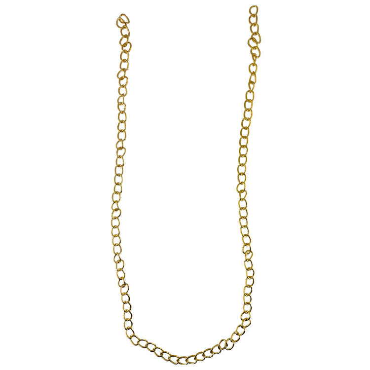 Necklace Chain 75cm 8x12mm Links - Golden