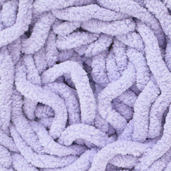 Chenille Blanket Yarn 100g 80m 12ply - Solid Lavender