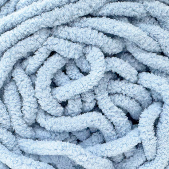 Chenille Blanket Yarn 100g 80m 12ply - Solid Rain Cloud