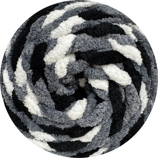 Silver Camo Super Bulky Chenille Yarn Australia
