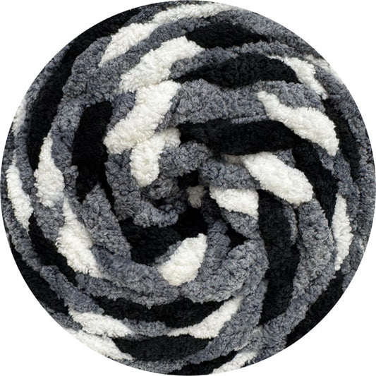 Silver Camo Super Bulky Chenille Yarn Australia