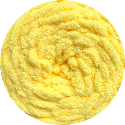 Lemon Super Bulky Chenille Yarn Australia