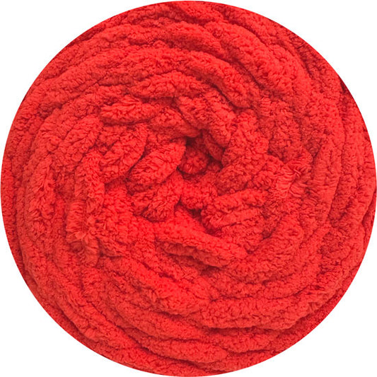 Red Super Bulky Chenille Yarn Australia