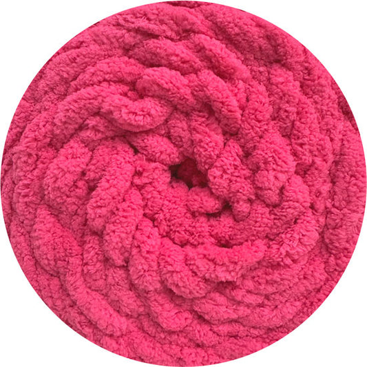Hot Pink Super Bulky Chenille Yarn Australia