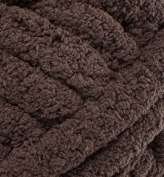 Chenille Jumbo Thick Yarn in Chocolate Colour