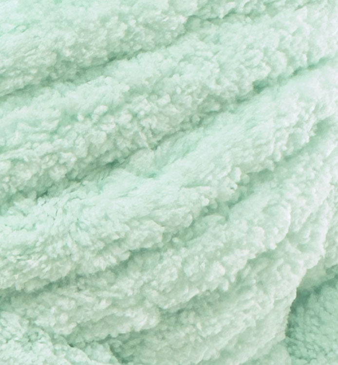 Chenille Jumbo Thick Yarn in Baby Blue Colour