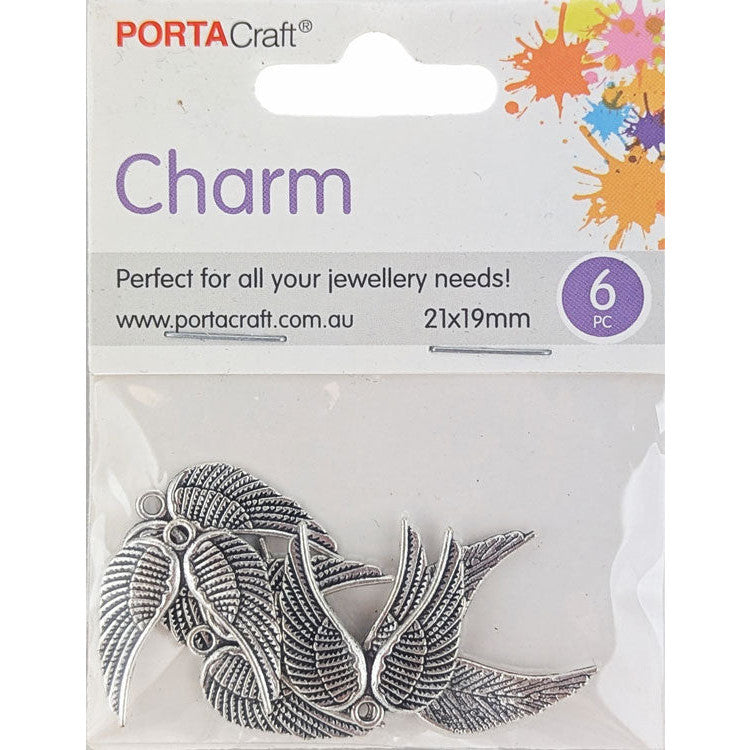 Porta Craft gold tone heart-shaped split rings 30mm four pack