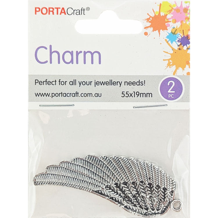 Porta Craft gold tone heart-shaped split rings 30mm four pack