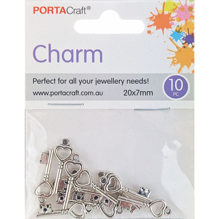 Porta Craft gold tone heart-shaped split rings 30mm four pack