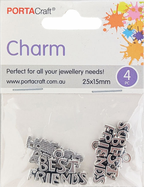 Porta Craft gold tone heart-shaped split rings 30mm four pack