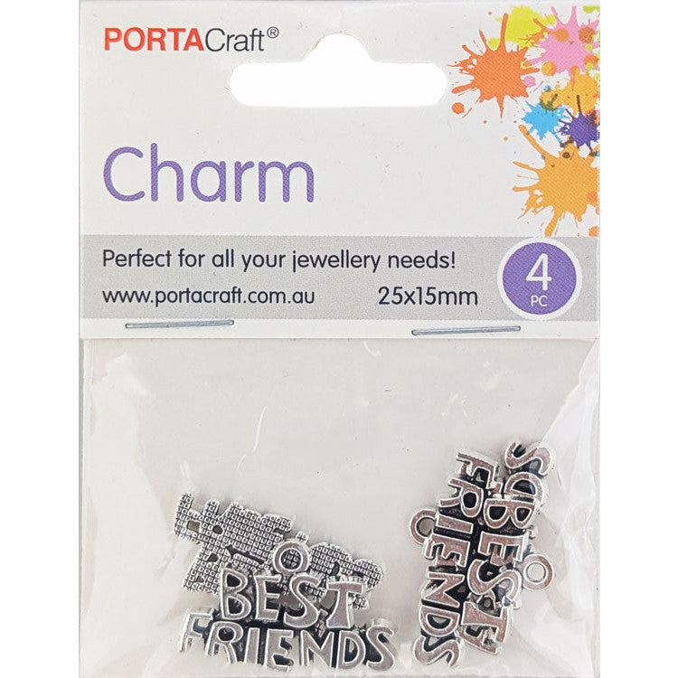 Porta Craft gold tone heart-shaped split rings 30mm four pack