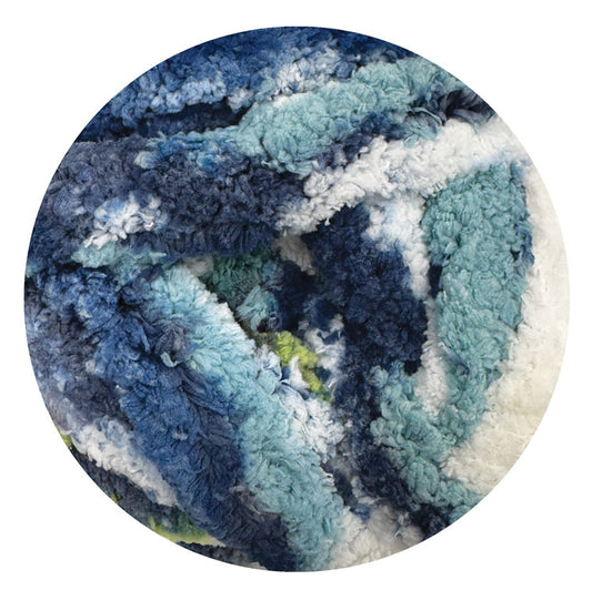 Mega Chenille Yarn 300g 29m 20ply Multi Lagoon