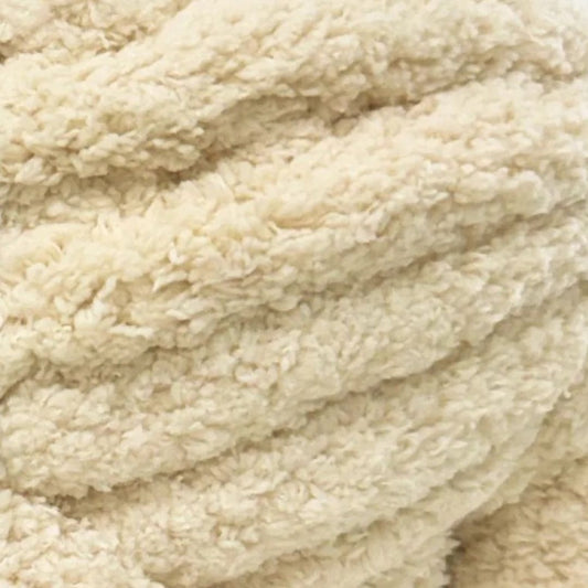 Mega Chenille Yarn 300g 29m 20ply Solid Ivory