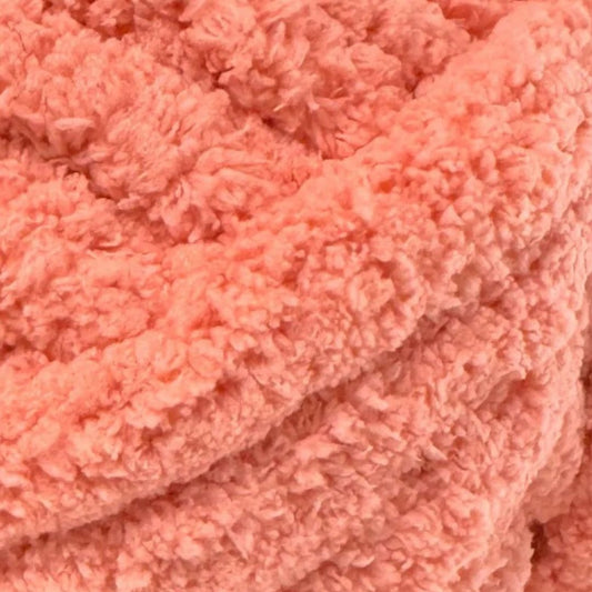 Mega Chenille Yarn 300g 29m 20ply Solid Salmon
