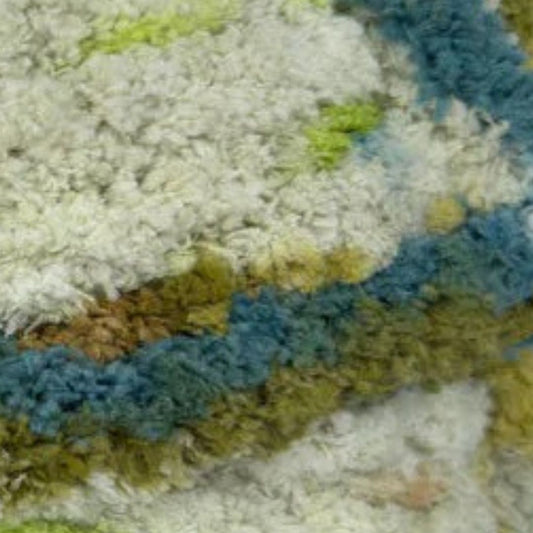 Mega Chenille Yarn 300g 29m 20ply Multi Pistachio Swirl