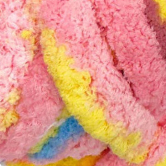 Mega Chenille Yarn 300g 29m 20ply Multi Sour Straps