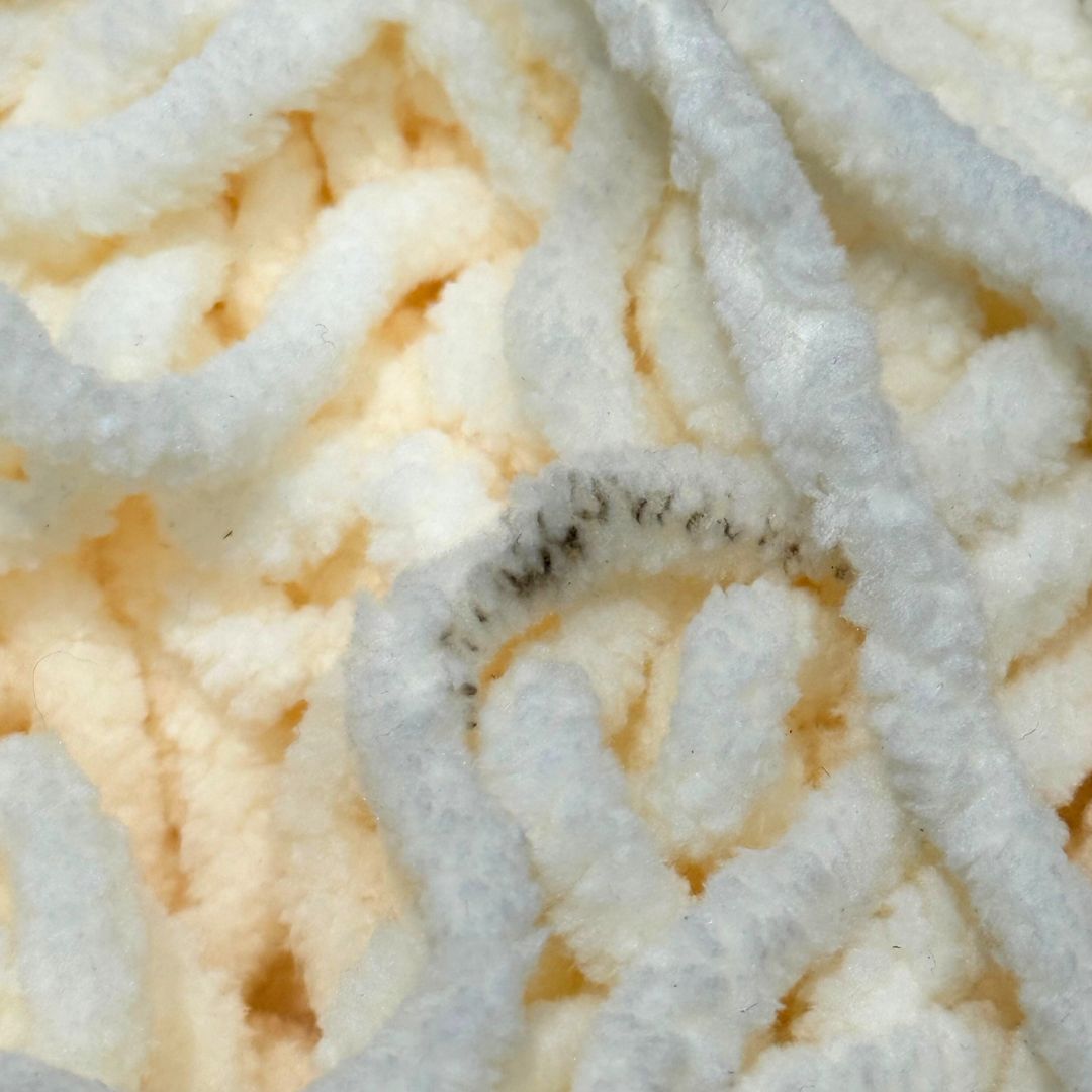 DUSTY Chenille Blanket Yarn 100g Cream 5pk Bundle