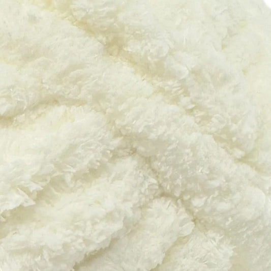 Mega Chenille Yarn 300g 29m 20ply Solid Cream