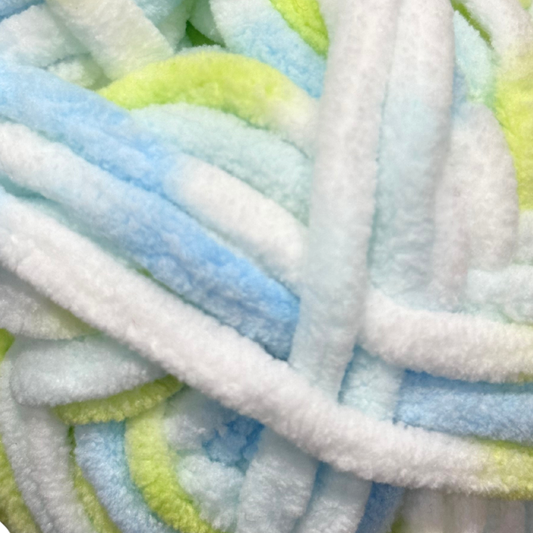 LAST CHANCE Fine Chenille Blanket Yarn 100g 65m Multi Beach Dune 5pk Bundle