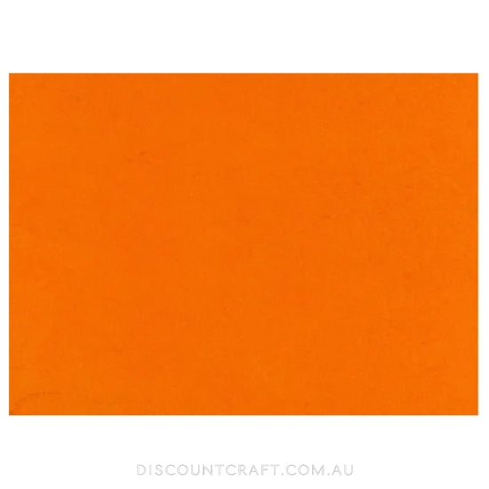 Felt Sheet A4 Size 1pk - Mandarin Orange