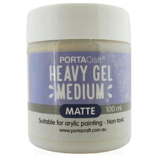 Acrylic Heavy Gel  Medium - Matte 100ml Tub