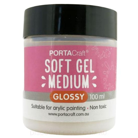 Acrylic Soft Gel Medium - Glossy 100ml Tub