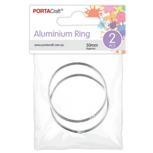 Aluminium Rings 50mm 2pk