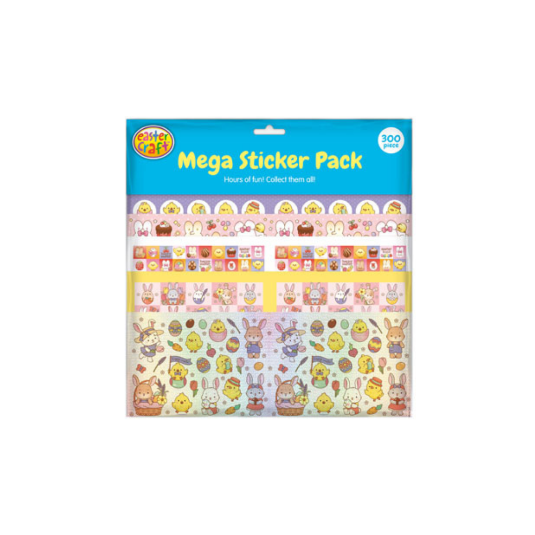 Easter Laser Stickers Mega Pack with 300 Stickers