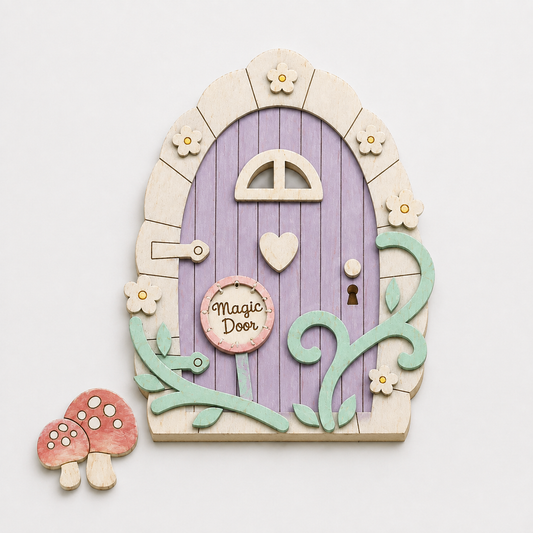 Fairy Door 3D Wooden - Magic Door