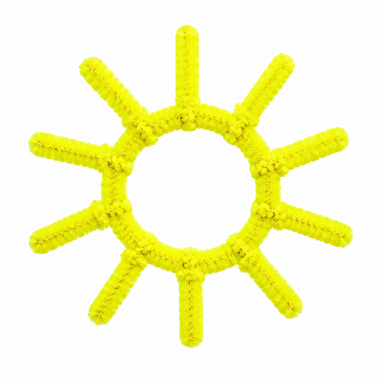 Chenille Stems 6mm 50pk - Hi Vis Yellow