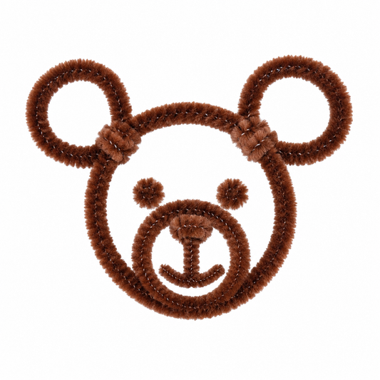 Chenille Stems 6mm 50pk - Brown