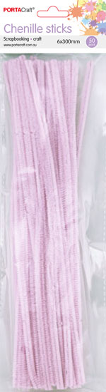 Craft Pipe Cleaners Australia Light Pink